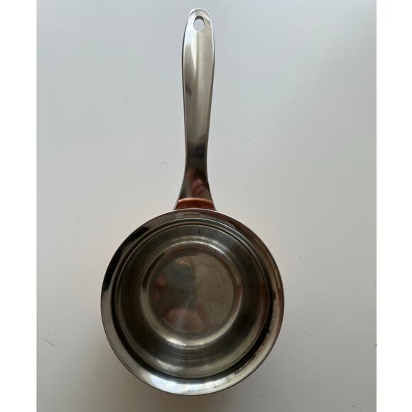 Polaris Norway Copper Clad Stainless Steel 1/3 Qt Butter Warmer Pan Excellent - Picture 3 of 7